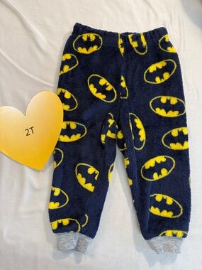 Batman Kids Pajamas - Navy and Yellow